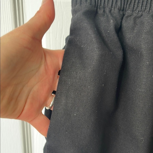 J. Crew Factory Black Smocked Waist Mini Skirt for Work, size 00. - Picture 2 of 10